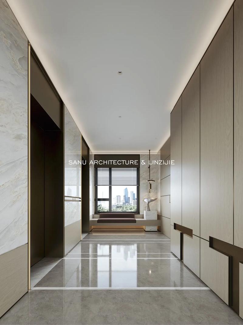 電梯廳入戶的儀式感.一梯一戶的快樂,回家門的第一瞬間把情